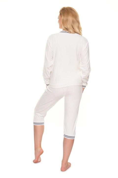 Spodnie Dres Model 0202 Cream - PeeKaBoo Spodnie Dres Model 0202 Cream - PeeKaBoo