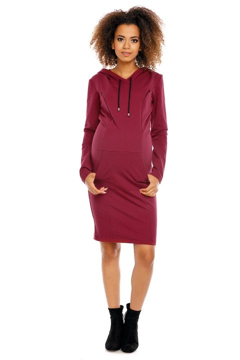 Sukienka model 1580 Crimson - PeeKaBoo Sukienka model 1580 Crimson - PeeKaBoo