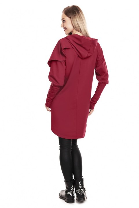 Bluza Ciążowa Model 0146 Bordo - PeeKaBoo Bluza Ciążowa Model 0146 Bordo - PeeKaBoo