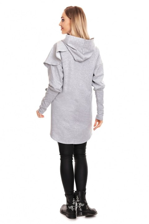 Bluza Ciążowa Model 0146 Grey - PeeKaBoo Bluza Ciążowa Model 0146 Grey - PeeKaBoo