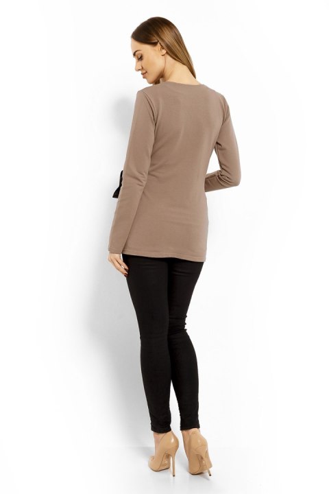 Bluzka Ciążowa Model 1626C Cappuccino - PeeKaBoo Bluzka Ciążowa Model 1626C Cappuccino - PeeKaBoo