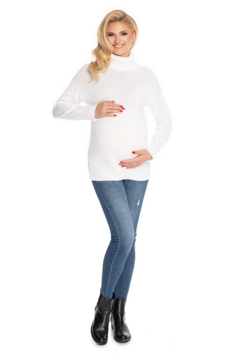 Golf Damski Model 70037 Cream - PeeKaBoo Golf Damski Model 70037 Cream - PeeKaBoo