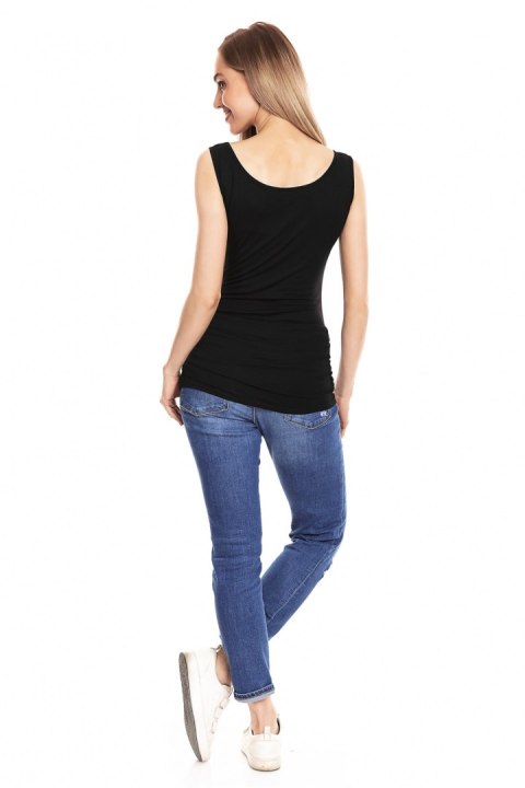 Koszulka ciążowa Model 0141 Black - PeeKaBoo Koszulka ciążowa Model 0141 Black - PeeKaBoo