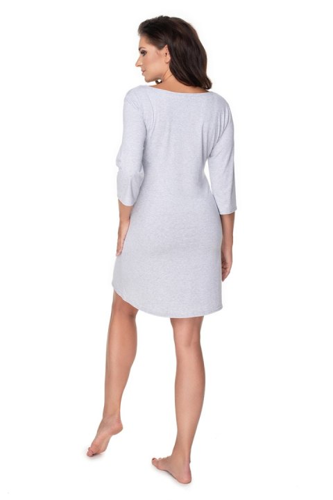 Koszulka nocna Koszula Nocna Ciążowa Model 0157 Grey - PeeKaBoo Koszulka nocna Koszula Nocna Ciążowa Model 0157 Grey - PeeKaBoo