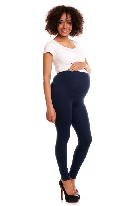 Legginsy Ciążowe Model 1469B Navy - PeeKaBoo Legginsy Ciążowe Model 1469B Navy - PeeKaBoo