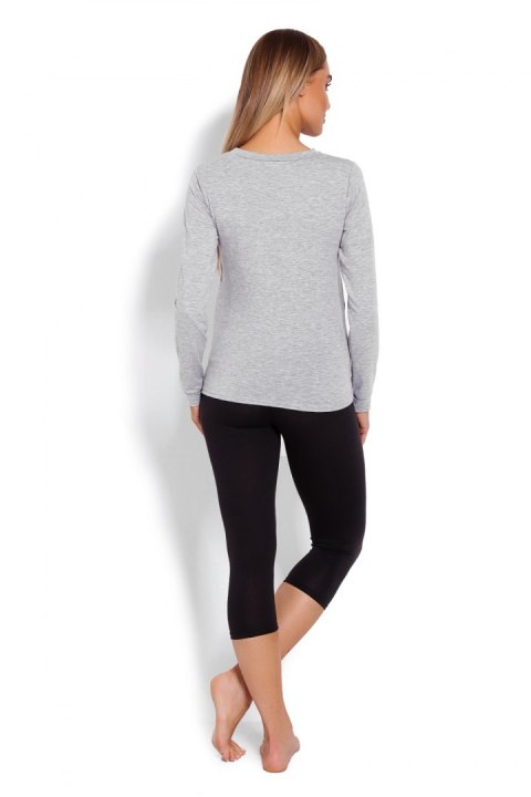 Piżama Damska Ciążowa Model 1679 Grey - PeeKaBoo Piżama Damska Ciążowa Model 1679 Grey - PeeKaBoo