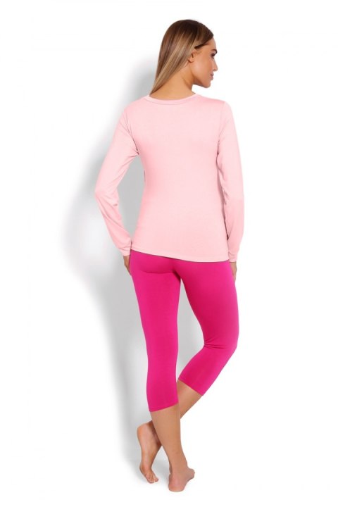 Piżama Damska Ciążowa Model 1679 Pink - PeeKaBoo Piżama Damska Ciążowa Model 1679 Pink - PeeKaBoo