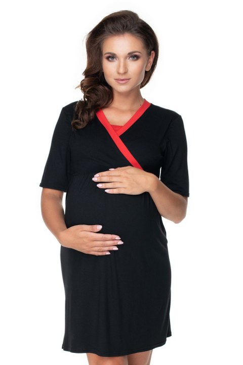Piżama Komplet Model 0149 Black - PeeKaBoo Piżama Komplet Model 0149 Black - PeeKaBoo