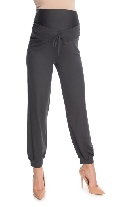 Spodnie Ciążowe Model 0176 Grafit - PeeKaBoo Spodnie Ciążowe Model 0176 Grafit - PeeKaBoo