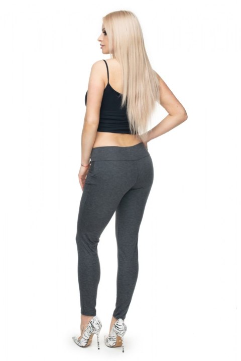 Spodnie Damskie Model 0105 Grafit - PeeKaBoo Spodnie Damskie Model 0105 Grafit - PeeKaBoo