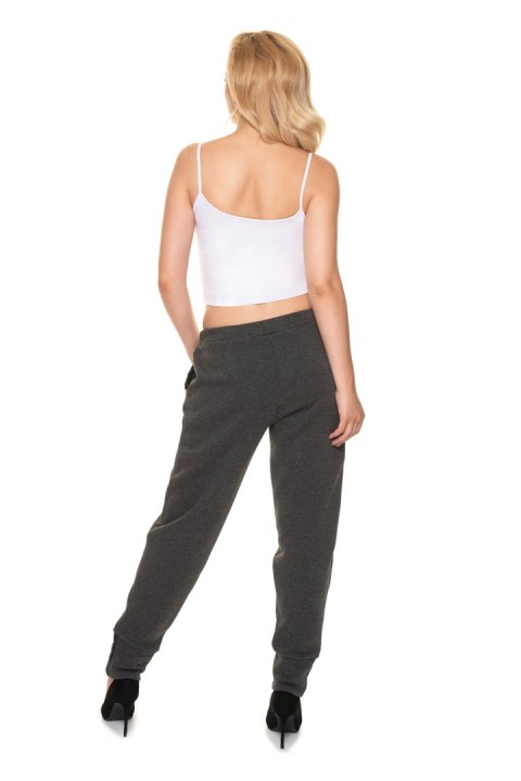 Spodnie Dresowe Model 0195 Grafit - PeeKaBoo Spodnie Dresowe Model 0195 Grafit - PeeKaBoo
