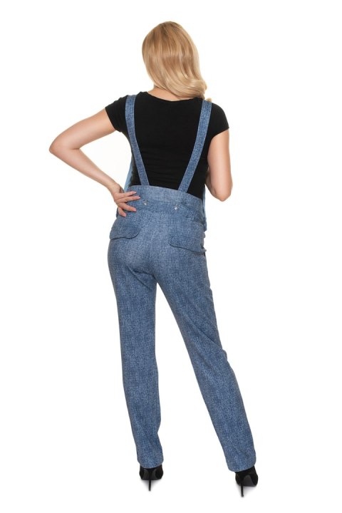 Spodnie Ogrodniczki Model 0188 Blue - PeeKaBoo Spodnie Ogrodniczki Model 0188 Blue - PeeKaBoo