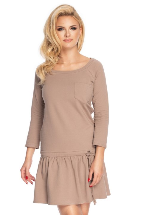 Sukienka Model 0172 Cappuccnio - PeeKaBoo Sukienka Model 0172 Cappuccnio - PeeKaBoo