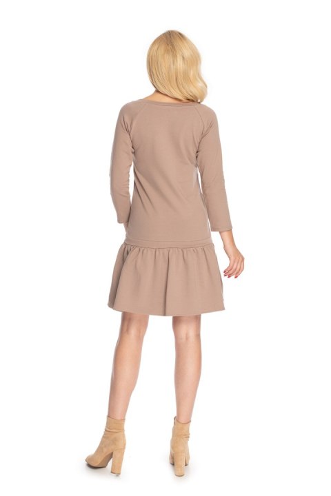 Sukienka Model 0172 Cappuccnio - PeeKaBoo Sukienka Model 0172 Cappuccnio - PeeKaBoo