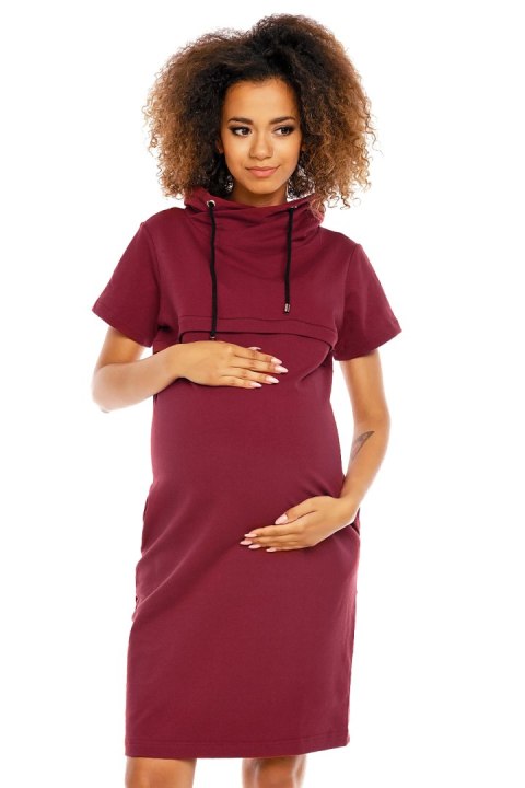 Sukienka model 1581 Crimson - PeeKaBoo Sukienka model 1581 Crimson - PeeKaBoo