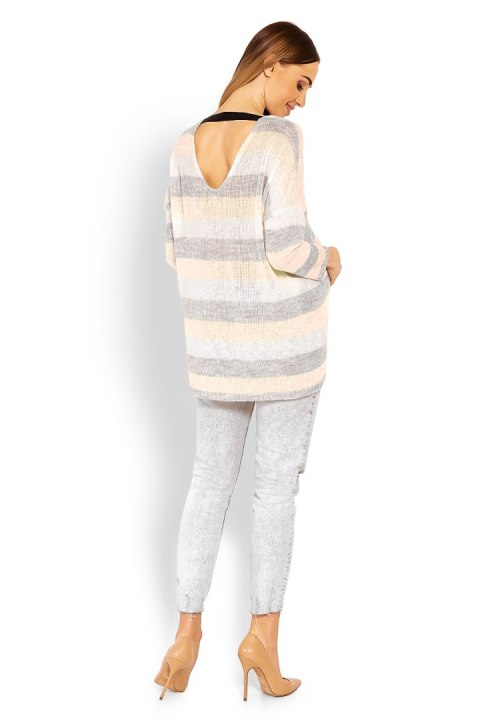 Sweter Ciążowy Model 30057C Yellow - PeeKaBoo Sweter Ciążowy Model 30057C Yellow - PeeKaBoo