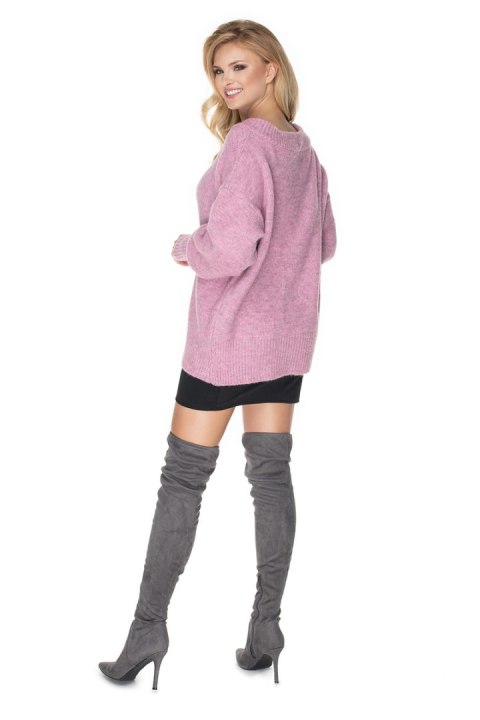 Sweter Damski Model 30064 Lila - PeeKaBoo Sweter Damski Model 30064 Lila - PeeKaBoo