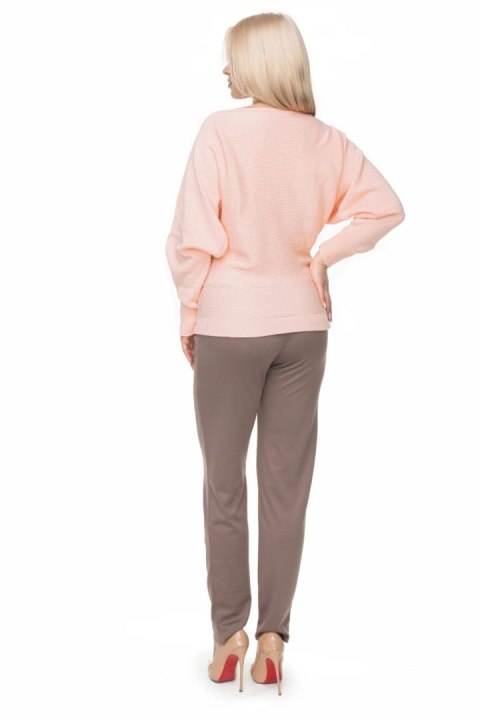 Sweter Damski Model 70003 Łosoś - PeeKaBoo Sweter Damski Model 70003 Łosoś - PeeKaBoo