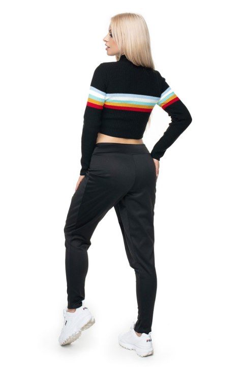 Sweter Damski Model 70015 Black - PeeKaBoo Sweter Damski Model 70015 Black - PeeKaBoo