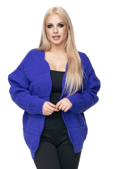 Sweter Kardigan Model 40022 Violet - PeeKaBoo Sweter Kardigan Model 40022 Violet - PeeKaBoo