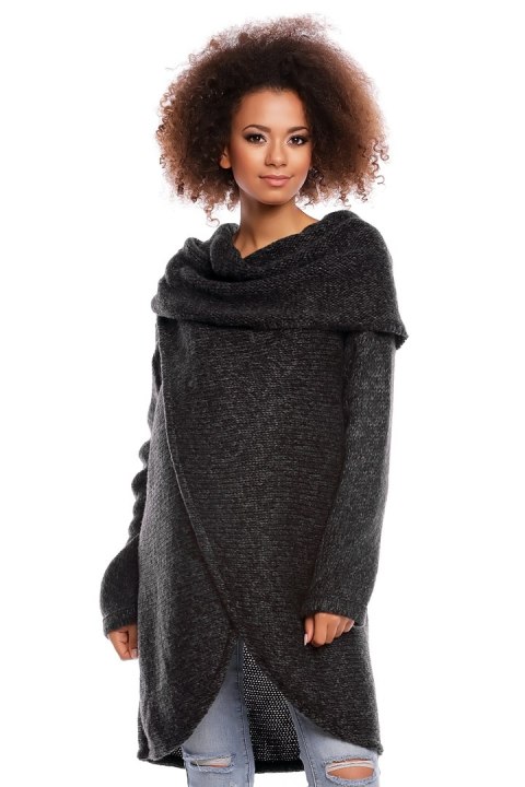Sweter model 30051C Black - PeeKaBoo Sweter model 30051C Black - PeeKaBoo