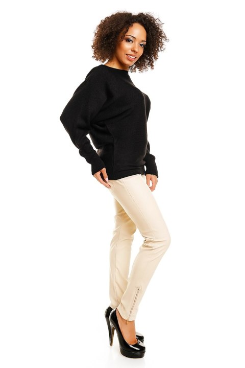Sweter model 70003 Black - PeeKaBoo Sweter model 70003 Black - PeeKaBoo
