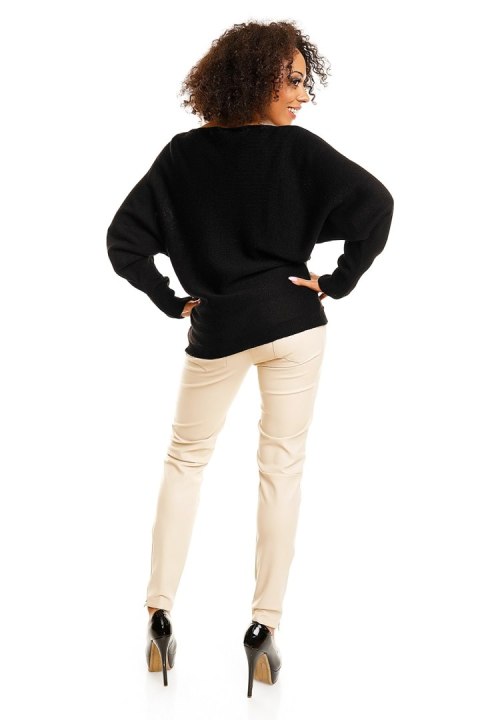 Sweter model 70003 Black - PeeKaBoo Sweter model 70003 Black - PeeKaBoo