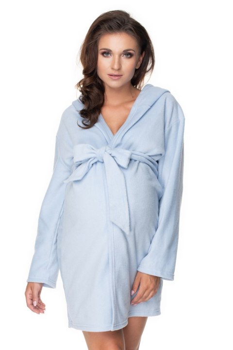 Szlafrok Damski Model 0148 Sky Blue - PeeKaBoo Szlafrok Damski Model 0148 Sky Blue - PeeKaBoo