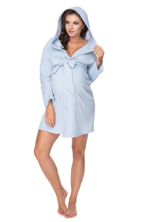 Szlafrok Damski Model 0148 Sky Blue - PeeKaBoo Szlafrok Damski Model 0148 Sky Blue - PeeKaBoo