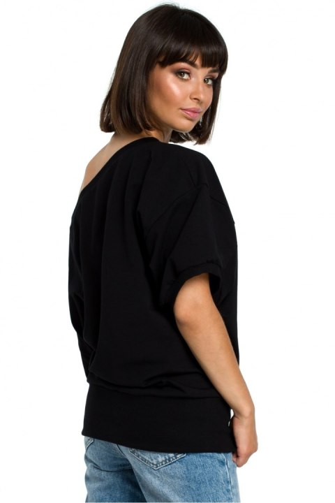 Bluza Damska Model B079 Black - BeWear Bluza Damska Model B079 Black - BeWear