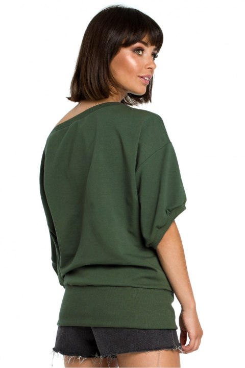 Bluza Damska Model B079 Green - BeWear Bluza Damska Model B079 Green - BeWear