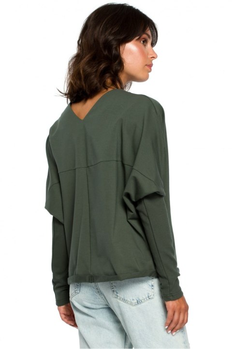 Bluza Damska Model B094 Green - BeWear Bluza Damska Model B094 Green - BeWear
