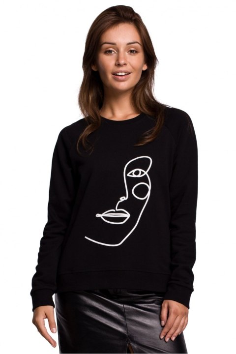 Bluza Damska Model B167 Black - BeWear Bluza Damska Model B167 Black - BeWear