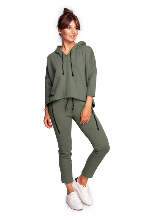 Bluza Damska Model B239 Khaki - BeWear Bluza Damska Model B239 Khaki - BeWear