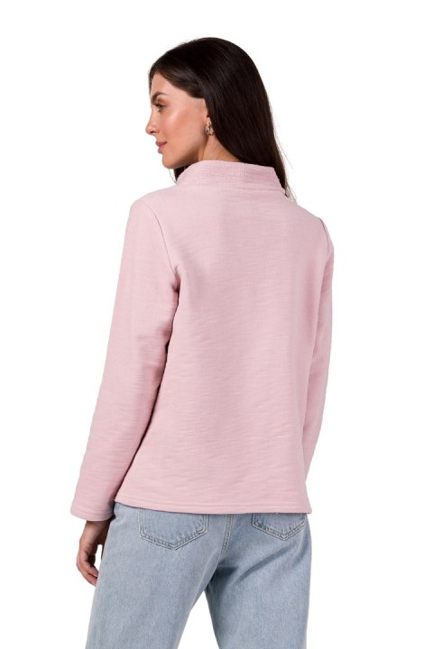 Bluza Damska Model B268 Powder Pink - BeWear Bluza Damska Model B268 Powder Pink - BeWear