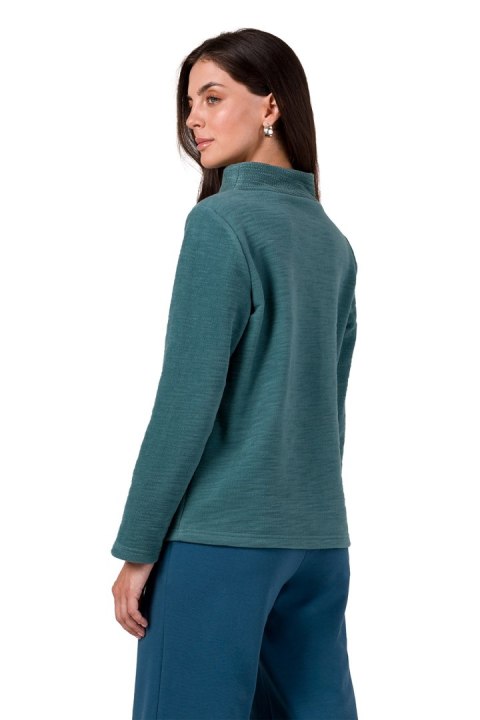 Bluza Damska Model B268 Turkus - BeWear Bluza Damska Model B268 Turkus - BeWear