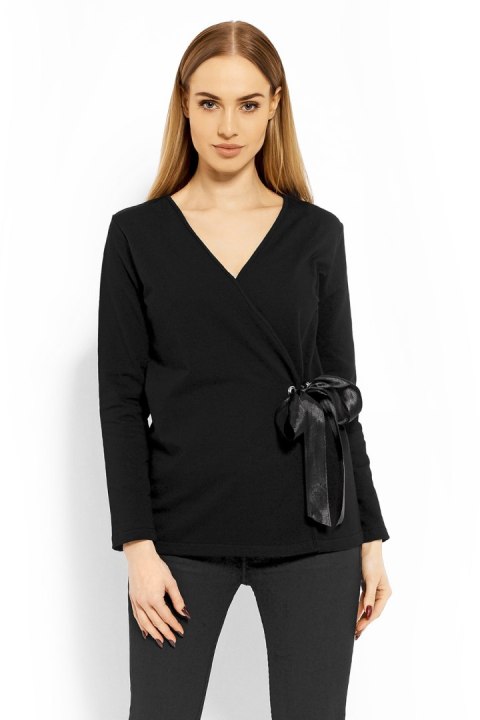 Bluzka Model 1626 Black - PeeKaBoo Bluzka Model 1626 Black - PeeKaBoo
