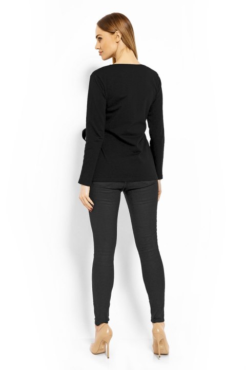 Bluzka Model 1626 Black - PeeKaBoo Bluzka Model 1626 Black - PeeKaBoo
