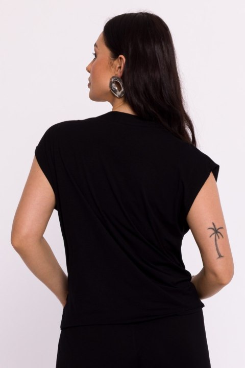 Bluzka Model B288 Black - BeWear Bluzka Model B288 Black - BeWear