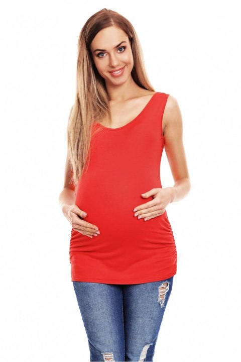 Koszulka ciążowa Model 0141 Coral - PeeKaBoo Koszulka ciążowa Model 0141 Coral - PeeKaBoo