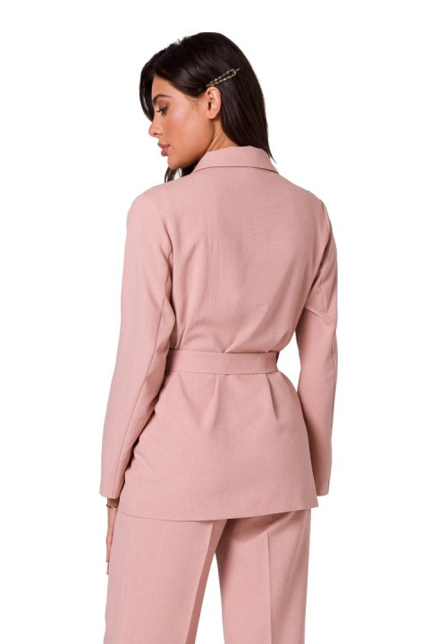 Marynarka Model B253 Pink - BeWear Marynarka Model B253 Pink - BeWear