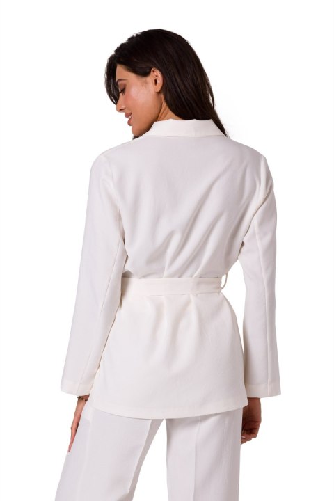 Marynarka Model B253 Śmietana - BeWear Marynarka Model B253 Śmietana - BeWear