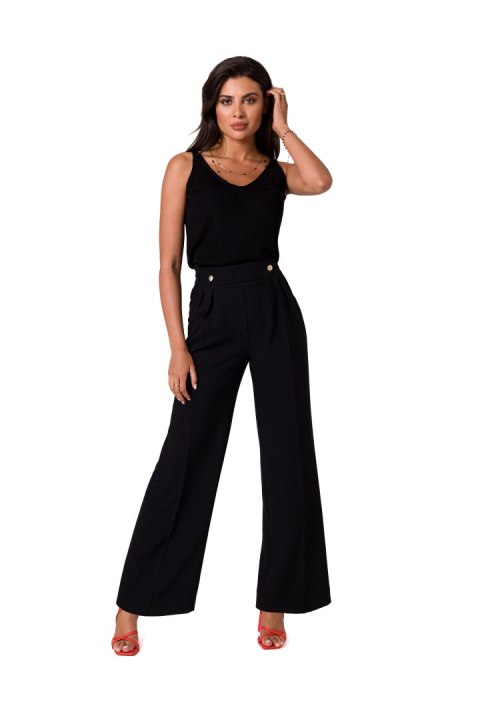 Spodnie Damskie Model B252 Black - BeWear Spodnie Damskie Model B252 Black - BeWear