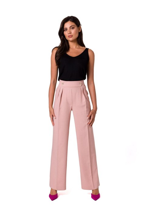 Spodnie Damskie Model B252 Pink - BeWear Spodnie Damskie Model B252 Pink - BeWear