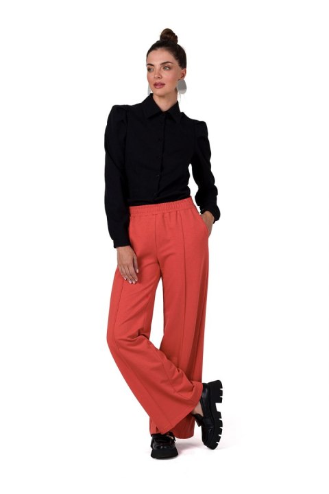 Spodnie Damskie Model B275 Cegła - BeWear Spodnie Damskie Model B275 Cegła - BeWear