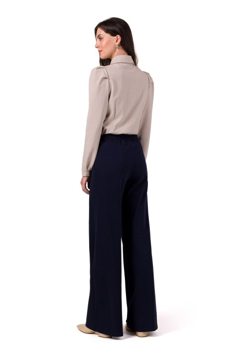 Spodnie Damskie Model B275 Navy - BeWear Spodnie Damskie Model B275 Navy - BeWear