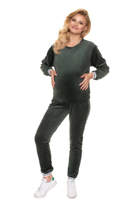 Spodnie Dres Model 0200 Khaki - PeeKaBoo Spodnie Dres Model 0200 Khaki - PeeKaBoo