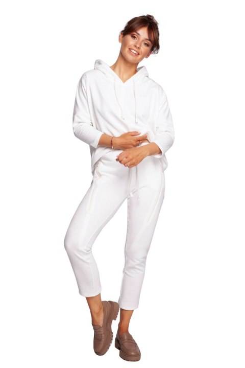 Spodnie Dresowe Model B240 Ecru - BeWear Spodnie Dresowe Model B240 Ecru - BeWear