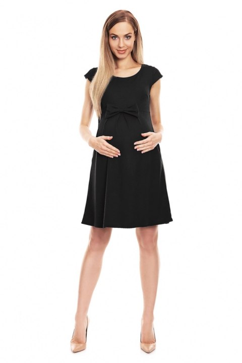 Sukienka Ciążowa Model 0129 Black - PeeKaBoo Sukienka Ciążowa Model 0129 Black - PeeKaBoo