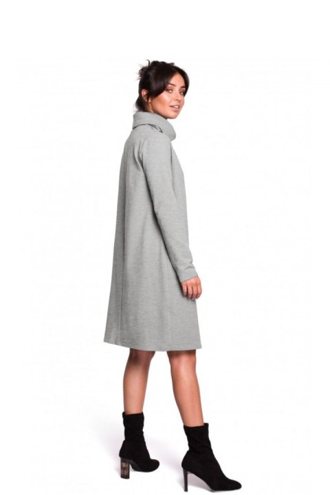 Sukienka Model B132 Grey - BeWear Sukienka Model B132 Grey - BeWear